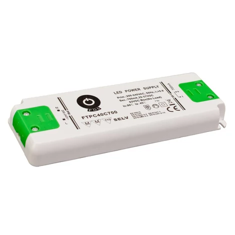 Napájací zdroj POS FTPC40C1050, ovládač POS LED 40W 19~38V/1050mA, CC, plastové puzdro