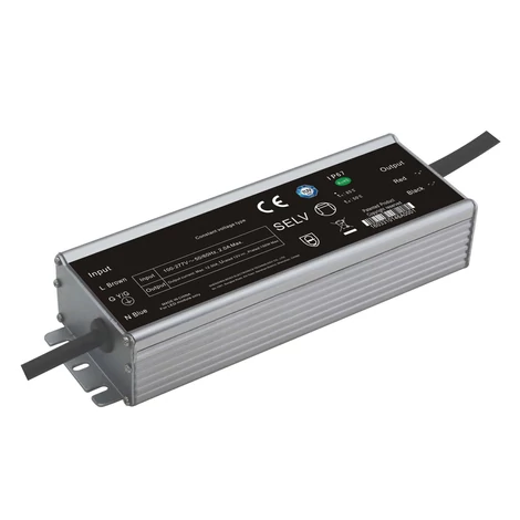 GLP GLSV-150B024, GLP tápegység 150W: 24V/6.25A, CV, fémház, téglalap alakú