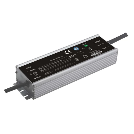 GLP GLSV-200B024, napájací zdroj GLP 200W: 24V/8,33A, CV, kovové puzdro, obdĺžnikový tvar