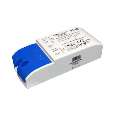 GLP GTPC-25-24-D, napájací zdroj GLP, triak, stmievateľný LED ovládač, 24V / 0,1-1,04A