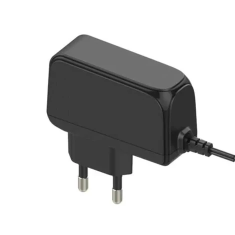 Napájací zdroj POS POS24050A, 24V/0,5A/12W, napájací adaptér, AC:CEE7/16. Napätie DC: 2,1/5,5 (+)