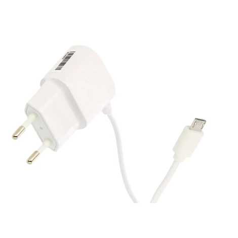 Napájací zdroj POS POS05100A-MU-WH, POS05100A-MU-WH POS05100A-M adaptér 5V/1A, biely microUSB kábel