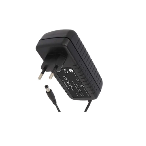Napájací zdroj POS POSB12300A, POSB12300A, 12V/3A/36W, horizontálny adaptér, AC:CEE7/16. Napájanie DC:2.1/5...