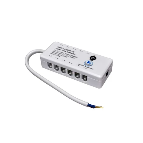 Tápegység POS FTPC75-ZIGBEE-CB, POS Zigbee fényerőszabályzó 12 portos vezérlő, Vin: 12-24VDC, Io: 6.25A Max, 2.5A aljzatonként