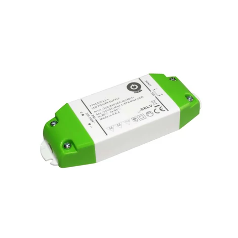 Napájací zdroj POS FTPC20V12-L, ovládač POS LED 12V/1,67A CV, kompaktné plastové puzdro. Séria SSVL.