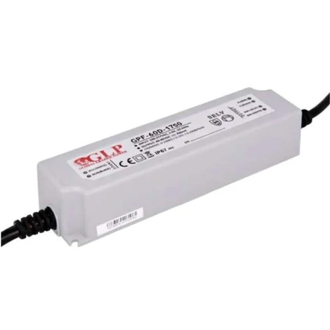 Napájací zdroj GLP GPF-60D-1750, ovládač GLP LED, konštantný prúd, 60 W, 1750 mA/20–36 VDC, IP67, stmievanie 3 v 1