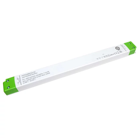 Napájací zdroj POS FTPC100V12-S2, ovládač POS LED 12V/8,33A CV, tenké plastové puzdro