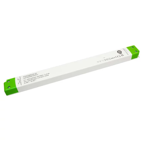 Tápegység POS FTPC150V12-S2, POS LED meghajtó 12V/11.0A CV, vékony műanyag ház
