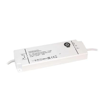 Napájací zdroj POS FTPC40V12-FP2, ovládač POS LED 12V/3,33A CV IP44 II. generácie