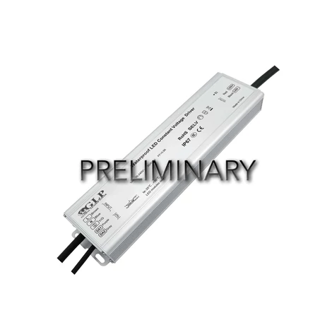 Napájací zdroj GLP GEMC-100-12-DA, GLP LED driver 12V/8,34A 100W CV DALI2 so stmievaním tlačidlom, tenké kovové puzdro IP67