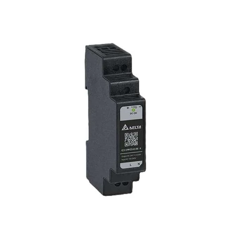 Tápegység DELTA DRC-24V015W1RZ, Delta DIN sínre szerelhető 24V/6,25A, króm II