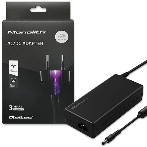 Qoltec Stolný napájací zdroj 60W | 12V | 5A | 5.5*2.5 | +napájací kábel