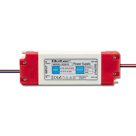 LED ovládač Qoltec IP20 | 36W | 12V | 3A