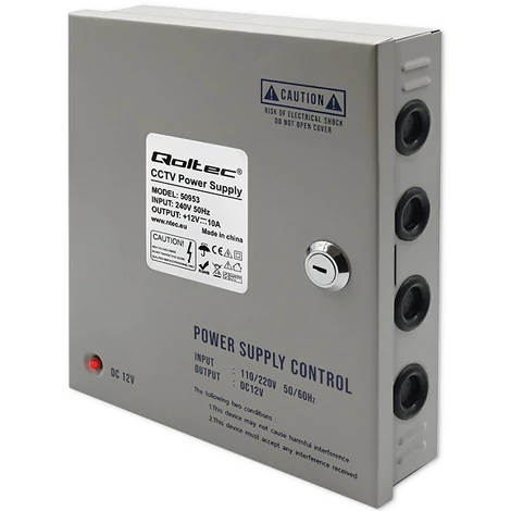 Ovládač LED Qoltec 12VDC | 10A | 9 kanálov
