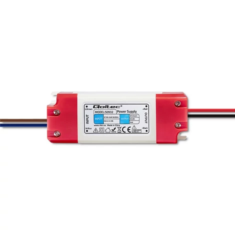 Napájací zdroj Qoltec pre LED diódy IP20| 24W | 12V | 2A