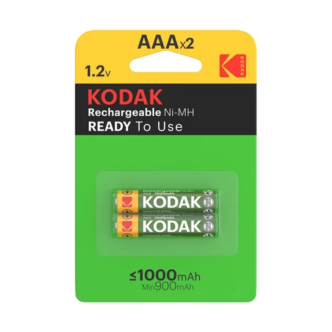 Kodak nabíjateľná batéria, akumulátor Mikro 1000mAh Ni-Mh AAA B2
