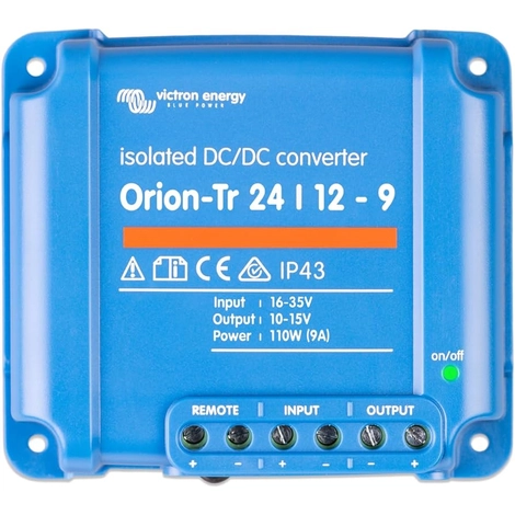 Victron Energy Orion-Tr 24/12-9A (110W) DC/DC konverter; 16-35V / 12V 9A; 110W