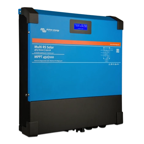 Victron Multi RS19 Solar 48/6000/100-450/100 | Invertor/Încărcător 6 kW cu Încărcător Solar Dual MPPT