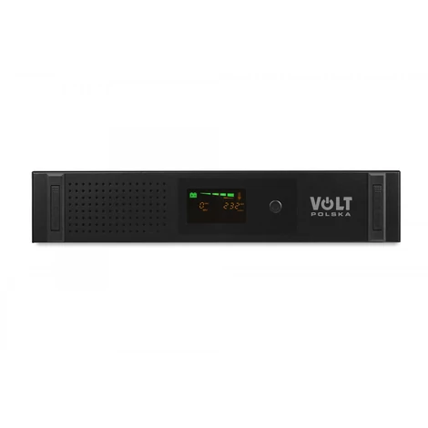 Volt Polska RackUPS 850VA/480W 1*9Ah Szünetmentes tápegység