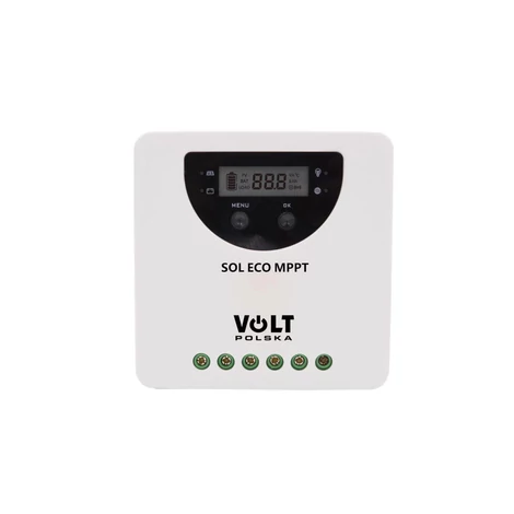 Volt Polska Sol Eco MPPT 20A (100 V) 12/24 V + LCD + BT solárny regulátor nabíjania