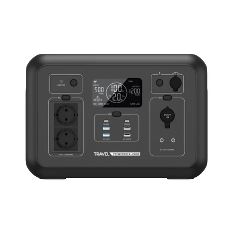 Volt Polska TRAVEL POWERBOX 2400 Hordozható Áramforrás – 1200 W / 1008 Wh