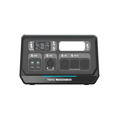 Volt Polska TRAVEL POWERBOX 4800 Hordozható Erőmű – 2400 W / 2048 Wh
