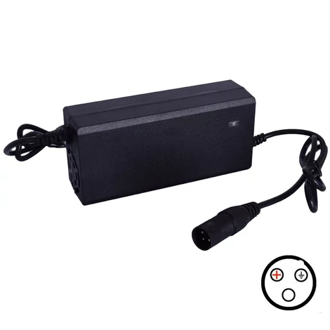 Elektrický invalidný vozík (invalidný vozík) nabíjačka 24V 5A nabíjací prúd