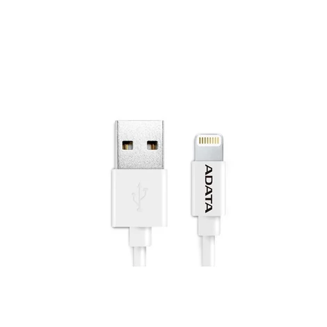 Adata dátový a nabíjací kábel Lightning 1 m biely 2,4 A