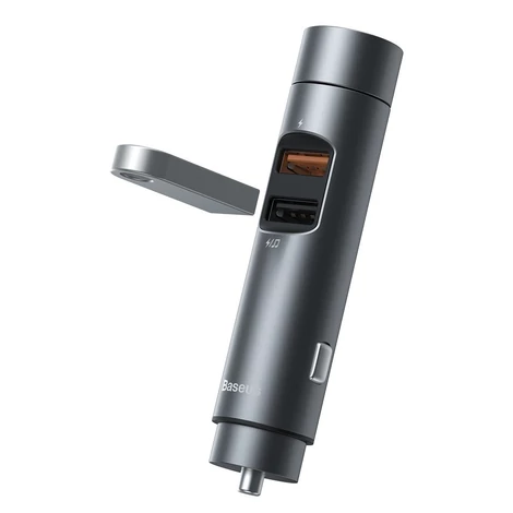Baseus Energy Column Bluetooth FM Transmitter FM Transmitter MP3 Car Charger 2x USB QC3.0 2.0 18W