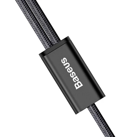 Kábel Baseus 2 v 1 Micro USB a Lightning 3A 1,2 m - čierny (CAML-SU01)