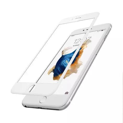 Baseus Apple iPhone 6/6s 0.23 mm Anti-break edge Arc-surface Edzett üveg kijelzővédő fólia - Fehér(SGAPIPH6S-DE02)