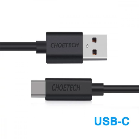 Choetech AC0002 Vysokorýchlostný dátový a nabíjací kábel USB A na USB typu C 1M
