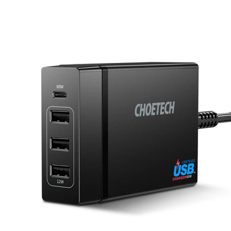 Choetech PD72 Multi USB Töltő tápegység EU