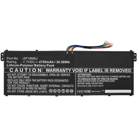 CoreParts Laptop Battery for Acer 36.6Wh Li-ion 7.7V 4.45Ah Aspire A114-31
