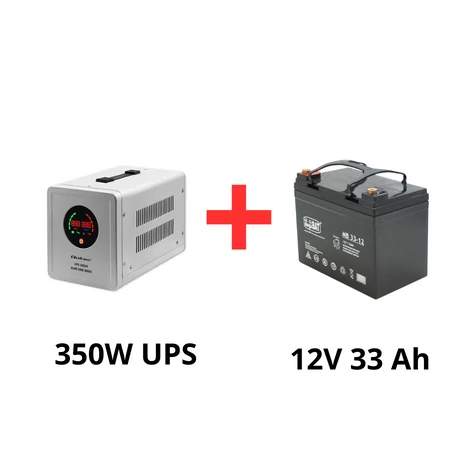 Qoltec Szünetmentes tápegység keringető szivattyúkhoz 350W + 33Ah akkumulátor csomag