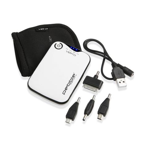 Veho Pebble Verto, 3700mAh, 92.6g, White