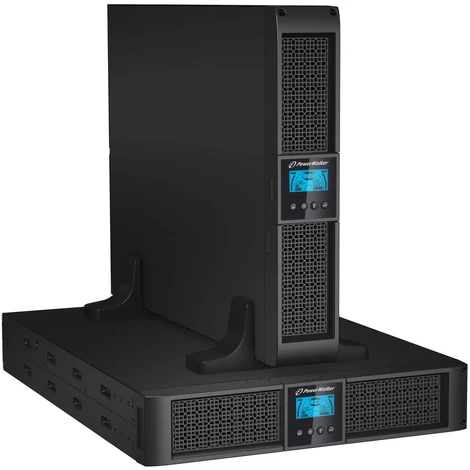 PowerWalker Online VFI 3000RT LCD, 3000VA/2700W, 6x 12V/9Ah, USB, RS-232, WinPower UPS Szünetmentes tápegység UPS