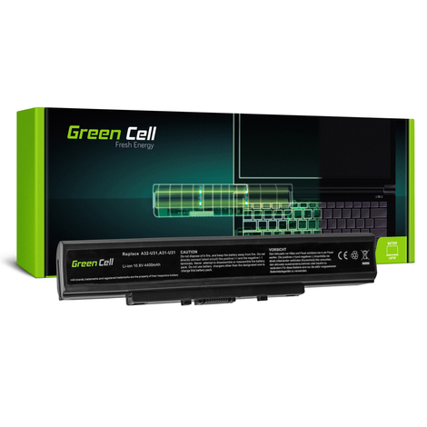 Green Cell Battery for Asus U31 U31E U31F U31J  U41 U41JF / 11,1V 4400mAh