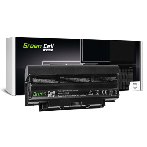 Green Cell PRO Battery for Dell Inspiron N3010 N4010 N5010 13R 14R 15R J1 (rear) / 11,1V 7800mAh