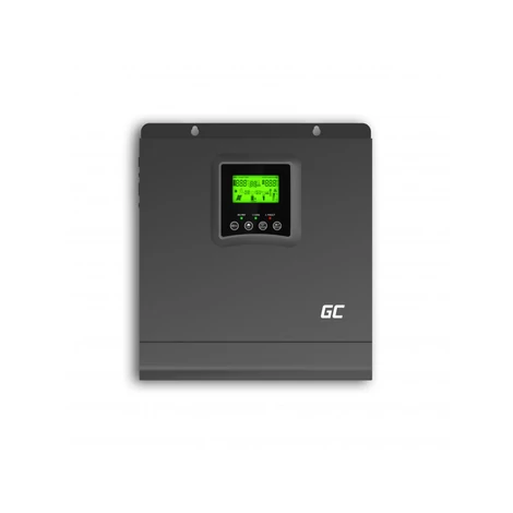 Green Cell Napelem inverter Szigetüzemű MPPT Napelem töltő 24V DC 230V AC 2000W/2000VA Tiszta színuszhullám