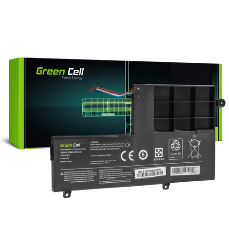 Green Cell Laptop akkumulátor L14L2P21 L14M2P21 Lenovo Yoga 500-14 500-14IBD 500-14ISK 500-15 500-15IBD 500-15ISK