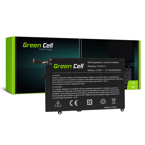 Green Cell Battery 01AV411 01AV412 01AV413 for Lenovo ThinkPad E470 E475
