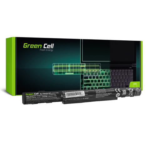 Green Cell Laptop akkumulátor AL15A32 Acer Aspire E5-573 E5-573G E5-573TG V3-574 V3-574G TravelMate P277 / 14,8V 1800mAh
