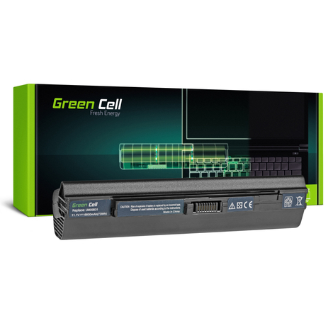 Green Cell Laptop akkumulátor Acer Aspire One 531 531H 751 751H ZA3 ZG8 6600mAh