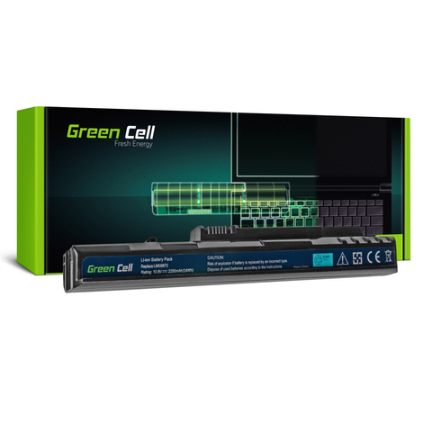 Green Cell Laptop akkumulátor Acer Aspire One A110 A150 D150 D250 ZG5 2200mAh