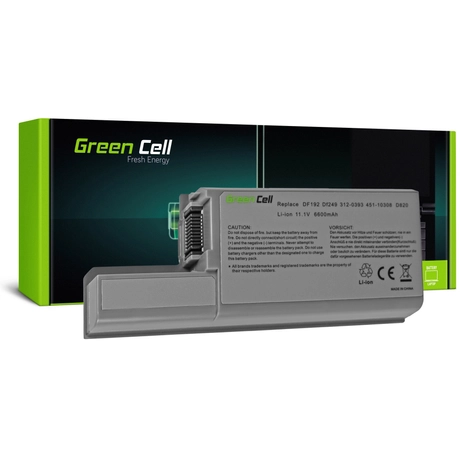 Green Cell Battery for Dell Latitude D531 D531N D820 D830 PP04X / 11,1V 6600mAh