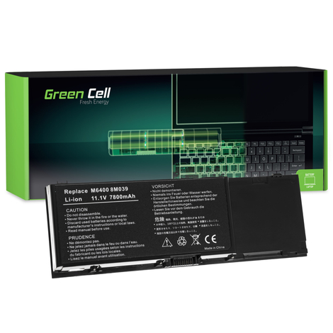 Green Cell Battery for Dell Precision M6400 M6500 / 11,1V 6600mAh
