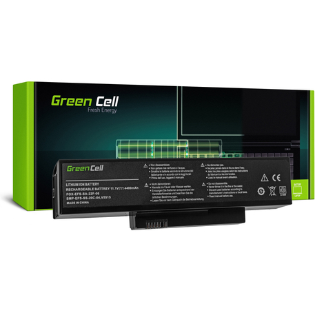 Green Cell Battery for Fujitsu-Siemens Esprimo V5515 V5535 V5555 V6515 V6555 / 11,1V 4400mAh