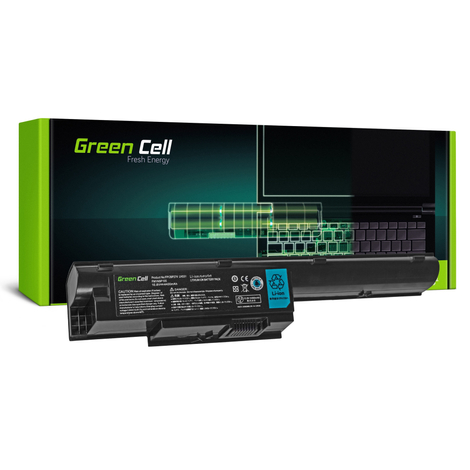 Green Cell Battery for Fujitsu-Siemens LifeBook BH531 LH531 SH531 / 11,1V 4400mAh