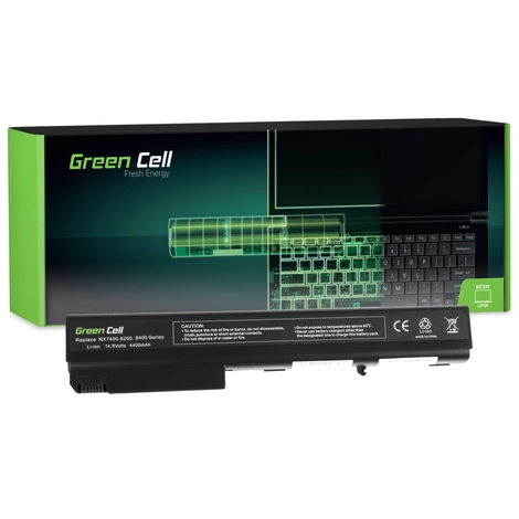 Green Cell Battery for HP Compaq NX7300 NX7400 8510P 8510W 8710P 8710W / 14,4V 4400mAh